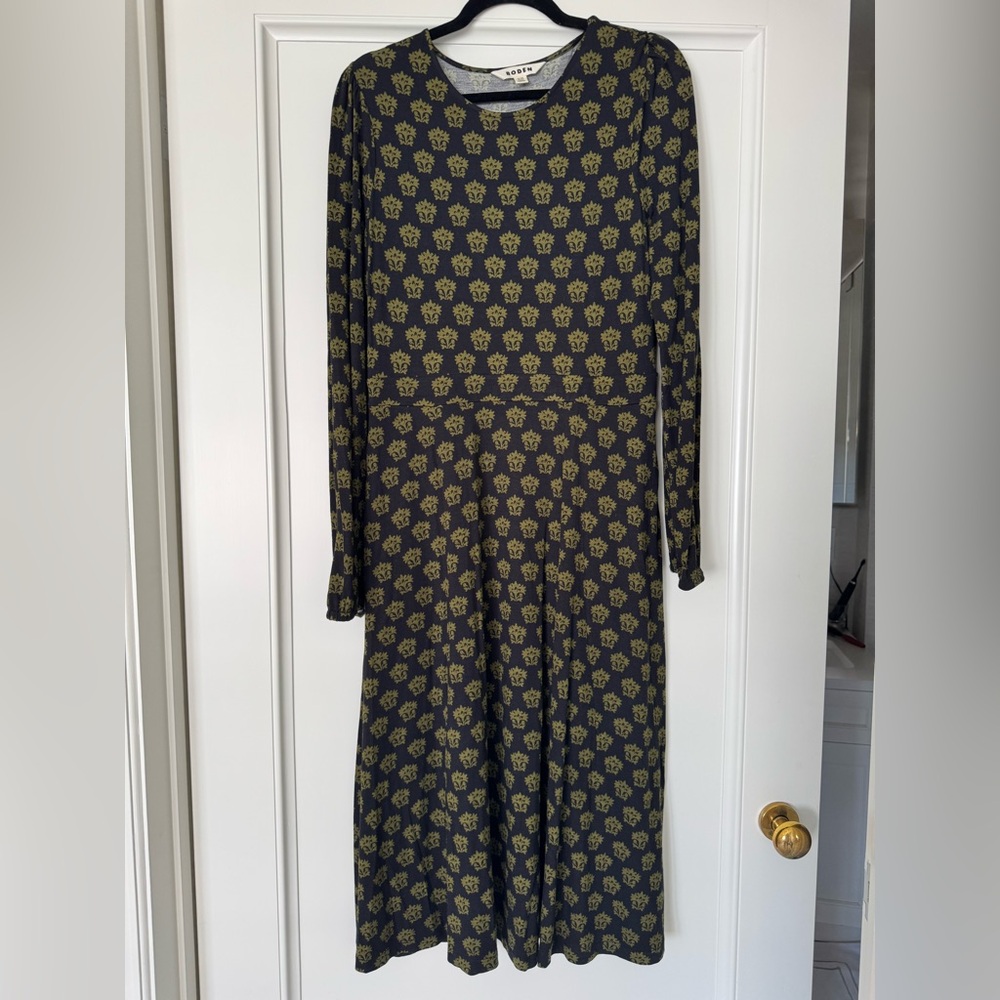 Boden Black & Olive Dress